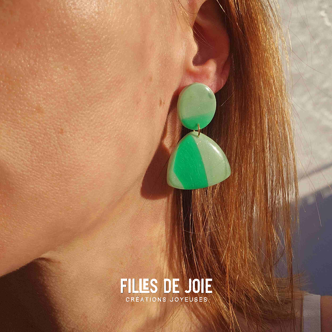 VOYAGE - Boucles d'oreilles acidulées