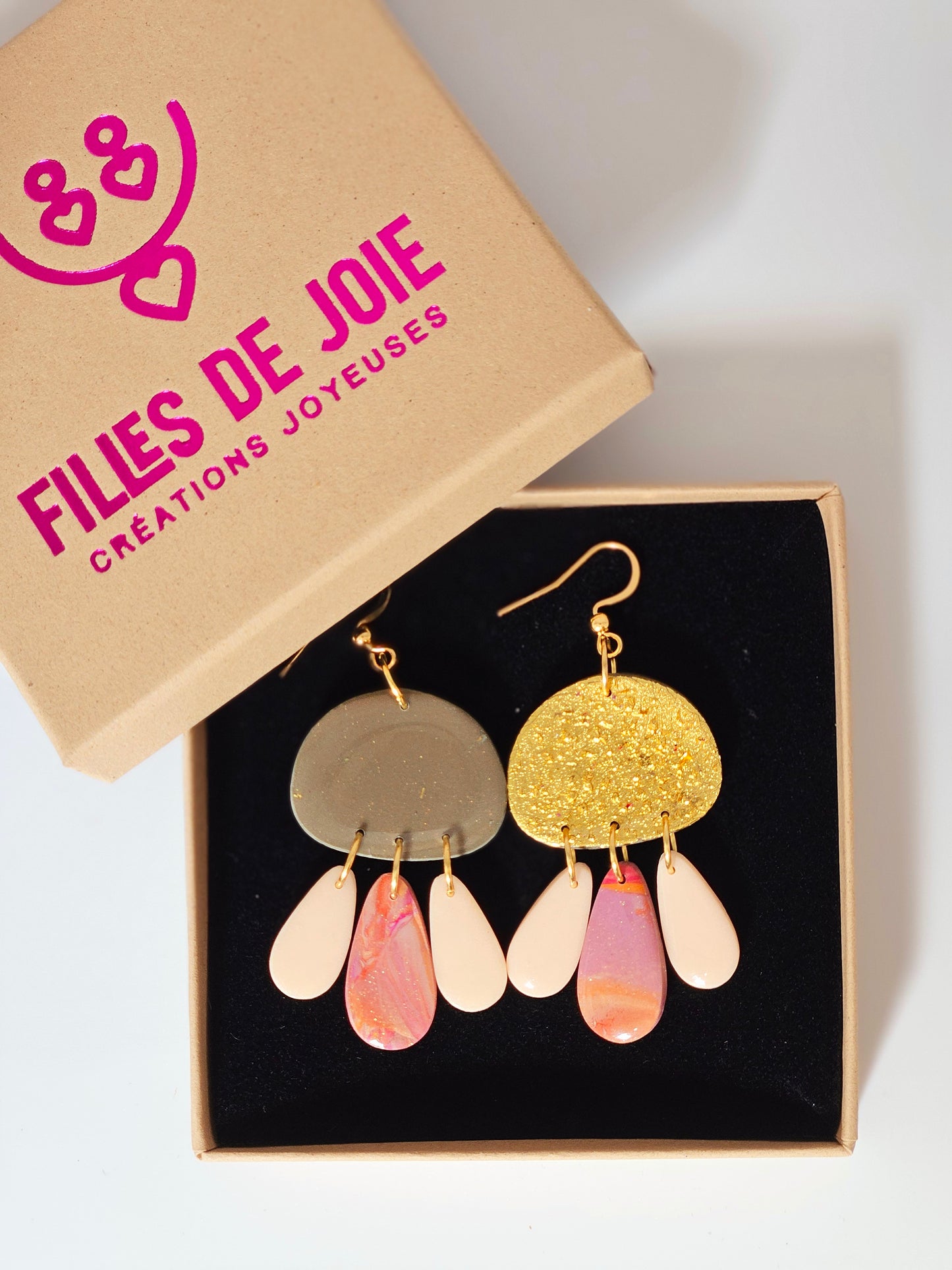 LES AMULETTES - Boucles d'oreilles - Golden ladies