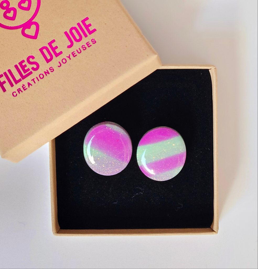 LES MINI-BELLES - Puces d'oreilles - Bleuvert